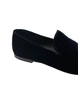 Vince. Navy Velvet Slip-Ons Flats (view 2)