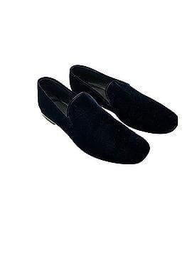 Vince. Navy Velvet Slip-Ons Flats (view 1)
