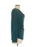 Dear Scarlett Solid Teal Long Sleeve Top Size L - photo 3