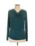 Dear Scarlett Solid Teal Long Sleeve Top Size L - photo 1