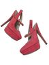 Shoedazzle Pink Heels Size 5 - photo 2