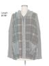 Moth Plaid Gray Moth Zip Up Hoodie Size M - photo 5