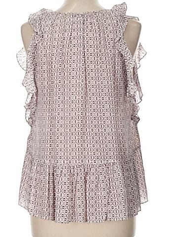 Madewell silk peplum Sleeveless Blouse (view 2)