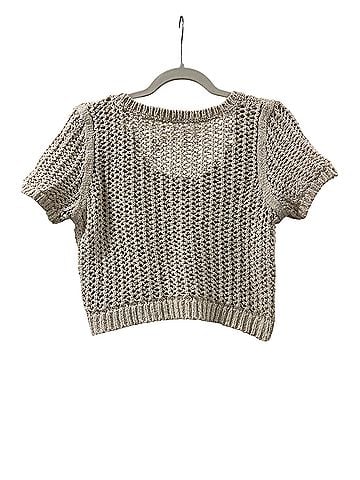 Free People School boy open knit cropped sweater Pullover Sweater (view 2)