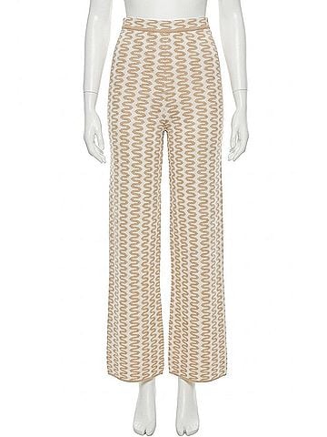 Lucy Paris Tahiti Knit Pant in Tan/Cream (view 1)