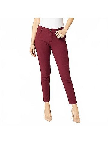 Coco + Carmen Cloud 9ine Skinny Pant in Beaujolais (view 2)