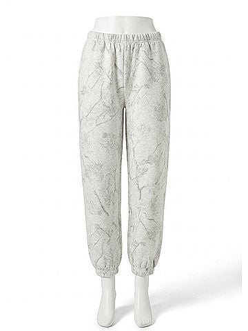 TCEC Get Lost Camouflage Print Jogger Sweatpants in Grey (view 1)