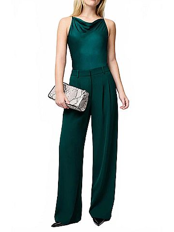 French Connection Harrie Suiting Trouser in Evergreen (view 2)