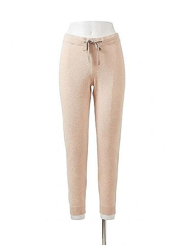 Kinross Women's Doubleknit Jogger in Latte (view 1)