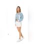 Juicy Couture Checkered-gingham Blue White Denim Jacket Size L - photo 3