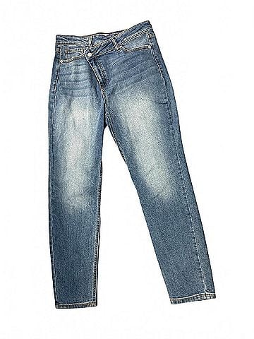 SNEAK PEEK Women's Cross Upsized Skinny Jean in Blue (view 1)