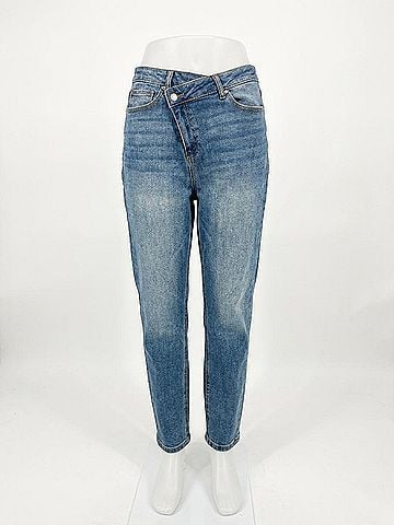 SNEAK PEEK Women's Cross Upsized Skinny Jean in Blue (view 2)