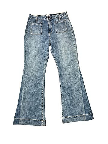 SNEAK PEEK Women's High Rise Flare Fit Jean in Blue (view 1)