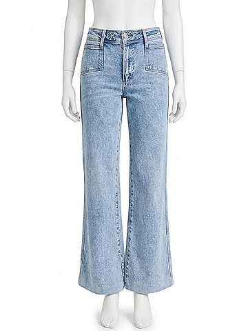 Paige Leenah Flare Jeans in Alivia (view 1)