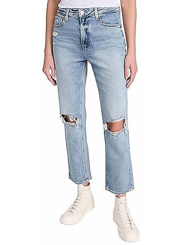 Paige Noella High Rise Jeans in Ravenna Destructed (view 2)