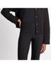 Vince. Solid Black Quilted Collared Jacket in Black Size L - photo 2