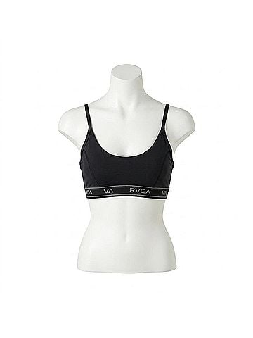 RVCA Base Bra in Black (view 1)