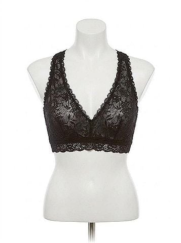 Cosabella Women's Never Say Never Curvy Racerback Bralette in Black (view 1)
