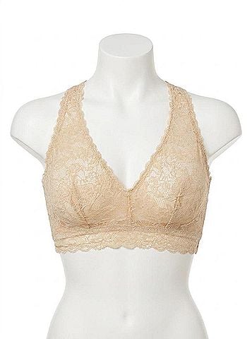 Cosabella Women's Never Say Never Curvy Racerback Bralette in Blush (view 1)