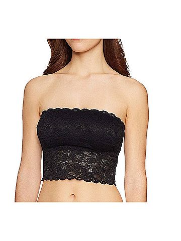 Cosabella Never Say Never Starie Tube Top in Black (view 2)
