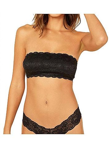 Cosabella Never Say Never Flirtie Bandeau in Black (view 2)