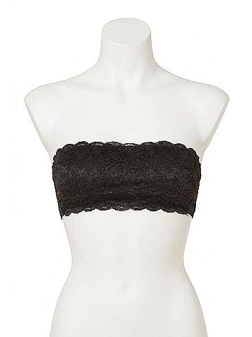 Cosabella Never Say Never Flirtie Bandeau in Black (view 1)