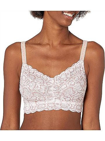 Cosabella Never Say Never Curvy Sweetie Soft Bra in Mandorla Snake (view 2)