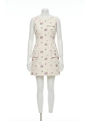 Baum Und Pferdgarten Amayah Sleeveless Mini Dress in Fuchsia Pink Flower (view 1)