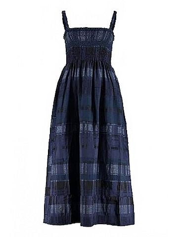 Baum Und Pferdgarten Aprela Smocked Dress in Navy (view 1)