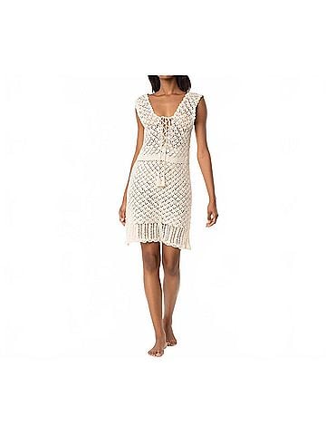 Helen Jon Valentina Crochet Dress in Ivory (view 2)
