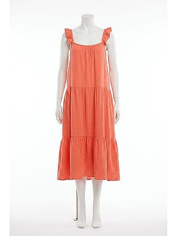 P.J. Salvage Copacabana Dress in Guava (view 1)