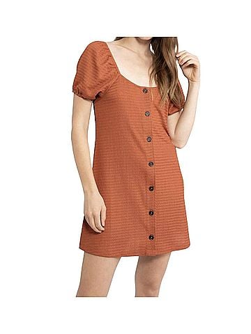 Sanctuary Button Up Knit Dress in Earth (view 2)