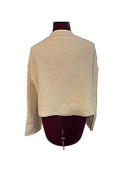 Lush Ivory Cropped Sweater Cardigan (view 2)