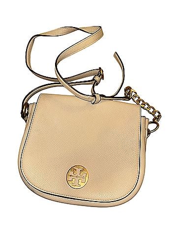 Tory Burch everly flop crossbody saddle bag Leather Crossbody Bag (view 1)