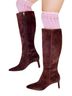 Dolce Vita 100% Suede Solid Brown Boots Size 8 1/2 - photo 12