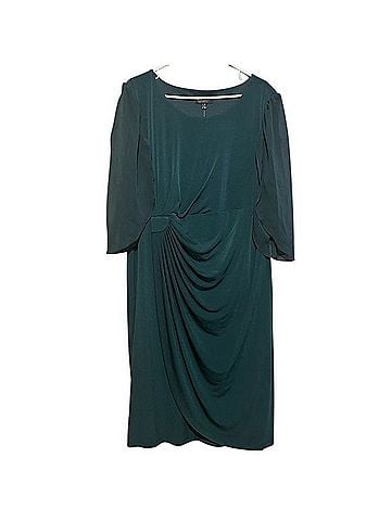 Connected Apparel Chiffon-Sleeve Sheath Dress Cocktail Dress (view 1)