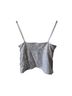 No Boundaries Silver Sleeveless Top Size M - photo 2