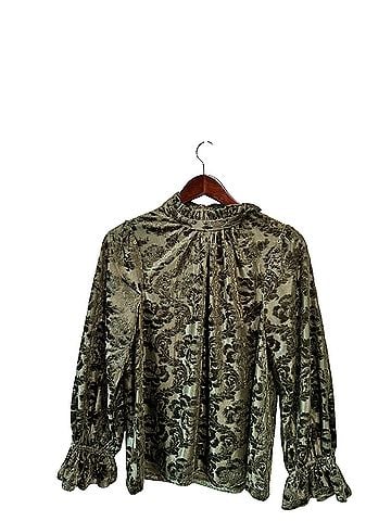 Hem & Thread Long Sleeve Blouse (view 1)