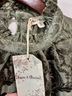 Hem & Thread 100% Polyester Floral Green Long Sleeve Blouse Size S - photo 3