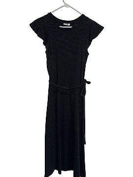Gap Classic Black Stripe Maxi Dress Casual Dress (view 1)