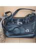 Brighton 100% Leather Color Block Black Leather Shoulder Bag One size - photo 3