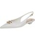 Sam Edelman 100% Leather White Mule/Clog Size 8 - photo 1
