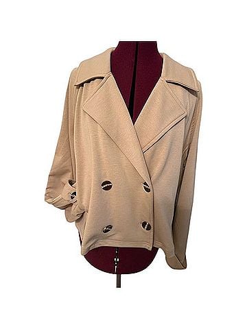 Dex Double Breasted Short Trench Jacket Jacket (view 1)
