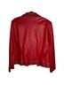St. John 93% Gauze 5% Lycra 100% Gauze Red Blazer Size L - photo 2