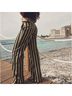 Zara Stripes Black Tan Casual Pants Size XS - photo 4