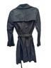 Gap 100% Cotton Black Trenchcoat Size S - photo 2