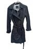 Gap 100% Cotton Black Trenchcoat Size S - photo 1