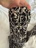 Alice + Olivia Floral Black White Leggings Size 6 - photo 5