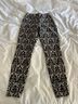 Alice + Olivia Floral Black White Leggings Size 6 - photo 4