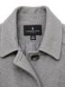 London Fog 60% Wool 30% Polyester 5% Viscose 5% Other 100% Polyester Gray Coat Size XL - photo 2